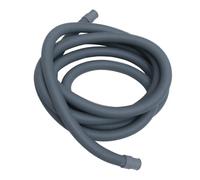 ELEOUTI 4m Washing Machine Drain Hose Extension Fully Automatic Washer Outlet Pipe with U Shape Holder, PVC Material Extendable and Can be Cut to Size, Suitable Down