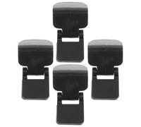 ELEOUTI 4pcs Black Plastic Turtle and Reptile Tank Lock Buckles, Easy to Install and Remove Anti-escape Latches for Secure Tortoise and Reptile Enclosures
