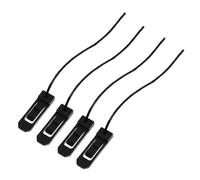 ELEOUTI 4pcs Plastic Water Splitter Latch for Inflatable Boat Paddle Board Fin Catch with Strong Buckle and Tight Arc Turns, for Surfing and Stand-up Paddleboarding Accessories