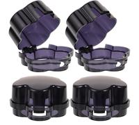 ELEOUTI 4pcs Stove Knob Covers Proof Stove Knobs for Babies and Plastic Tear-Resistant Easy to Open Gas Cooker Guard Kitchen Safety