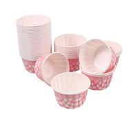 ELEOUTI 50pcs Pink Paper Cupcake Liners for Baking Lightweight and Easy to Store Muffin Cups Suitable for Party Treats and Wedding Reception Baking Accessories