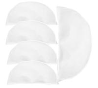 ELEOUTI 5pcs Garment Covers Clothes Bags Peva Breathable Easy to Suspend White 60x5x30cm Protectors for Home Wardrobe and Business Trip