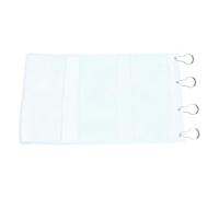 ELEOUTI 6 Pockets Mesh Bags Shower Organizer White Quick-drying Washable Mesh Fabric with Metal Hooks for Cruises and School Bathroom Storage