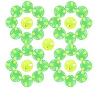 ELEOUTI 60pcs Plastic Cat Ball Bell for Kitten and Cat Easy to Roll and Suitable for Independent Play Indoor Interactive Random Color