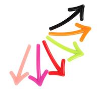 ELEOUTI 6pcs Assorted Color Arrow Fridge Magnets, Magnetic Refrigerator Stickers for Putting Reminders and Notifications, Plastic Material, Easy to Use Cartoon Style Random Color