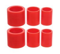 ELEOUTI 6pcs Plastic Wheel Reducer Ring Adapters Set for Bench Grinder, Includes 25.4mm to 19mm, 16mm, 12.7mm Bushing Attachments, Compatible with Grinding Wheel Replacement and Metal
