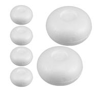 ELEOUTI 6pcs White Foam Lantern Polystyrene Balls for Crafts with Solid Structure and Smooth Surface, for Festival and School Project Decoration