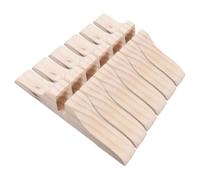 ELEOUTI 6pcs Wooden Folding Room Divider Stand Base with Sturdy Material and Enhanced Stability for Privacy Screen Support Suitable for Folding Screens and Room Dividers in Hotels