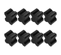 ELEOUTI 8pcs Black Rubber Coil Spring Spacers for Cars, Trucks and Suvs, Heavy-Duty Coil Spring Booster Enhanced Suspension and Shock Absorbing Features, Suitable for 1-1.5 Inch Lift