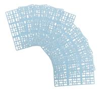 ELEOUTI 8pcs Rabbit Cage Mats with Holes Design Plastic Floor Pads to Prevent Scratching Soft Bunny Cage Foot Cushions Small Animal Mats for Pet Use