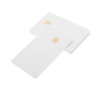 ELEOUTI 8pcs Sublimation Pvc Cards White Plastic Printable Playing Cards Compatible with Inkjet Printers Waterproof for Driver Identification Access Control System