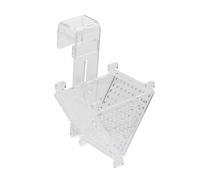 ELEOUTI Acrylic Aquarium Fish Food Holder Red Worm Feeding Cup Cone-shaped Fish Tank Feeder with Hook for Live Bloodworm Feeding