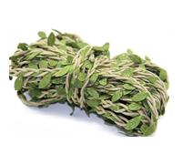 ELEOUTI Artificial Greenery Rope Vine Leaf Realistic with Green 10m Leaves and Vivid Design, Boho Party and Outdoor Decoration for Garden Party, Home Wall Décor