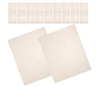 ELEOUTI Authentic Handmade Xuan Paper and Lightweight Translucent Surface with Delicate Texture 100pcs 17.3x13.8in Khaki Rice Paper Sheets for Chinese Calligraphy and Ink Painting