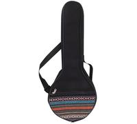 ELEOUTI Banjo Case and Comfortable Inner Lining Black with Adjustable Shoulder Strap Non-woven Fabric and Cotton Cushion and Easy Carrying for 4-string Banjo