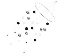 ELEOUTI Bed Decor Bee Mobile Hanging with Felt and Iron Materials, Lovely Nursery Decoration for Room and Crib, Creative Design to Cultivate Cognitive Ability