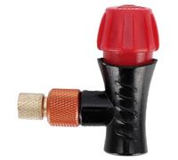 ELEOUTI Bike Co2 Inflator Head 3/8-inch Thread Alloy Tire Inflator Valve Compatible with French and American Style Bike Valves for 16g Tires, Saving Time and Effort in Outdoor Cycling