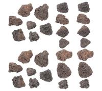 ELEOUTI Birdbath Volcanic Rock Natural Stone 1.1kg Decorative