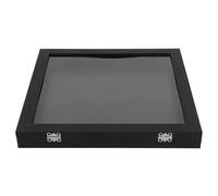ELEOUTI Black Wooden Display Frame Shirt Display Case Frame with Easy Installation and Excellent , 13x13 Inches for Football and Basketball , for Office Or Bedroom