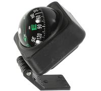 ELEOUTI Car Dash Compass Ball, Marine Compass, Abs Acrylic, Black, High-precision Navigation, Easy Install, for Car and Marine, Road Trips and Outdoor Activities, Driver