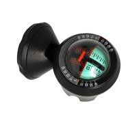 ELEOUTI Car Inclinometer and Adhesive Base Tilt Gauge Vehicle Level Indicator with Abs Material for Accurate Slope Measurement and Dashboard Mounting during Driving