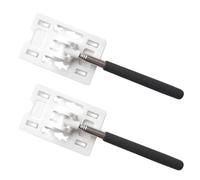 ELEOUTI Car Parking Card Holder Versatile Garage Parking Aid Portable Payment Sign Holder 2pcs Telescopic Rod Made of Tear Resistant 304 Stainless Steel and Abs for Easy Toll Payment