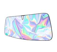 ELEOUTI Car Windshield Sunshade with Efficient Sun Protection and UV Damage Reduction, Polyester Material, Eye-catching Design, Suitable for Front Windshield Use in Hot Weather