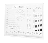 ELEOUTI Card Grading Centering Tool Multi-functional Measuring Ruler Crack and Spot Inspection Gauge for Woodworking Badge Making and Flaw Detection