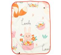 ELEOUTI Changing Pad Waterproof Diaper Changing Mat Breathable Softer Cotton Lining TPU Compartment Washable Reusable Lay It on The Bed Home Use