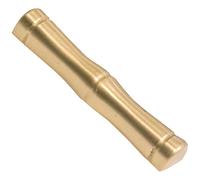 ELEOUTI Chinese Calligraphy Brush Holder Made of Brass with Retro Style, Practical Desktop Decoration and Decorative Effect, for Office and Schoolroom Use a Small Pen Rest