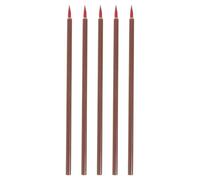 ELEOUTI Chinese Calligraphy Brush Pens Set Wood Handle for Students 5pcs Precision Paint Brush Painting for Back to School and Office Use