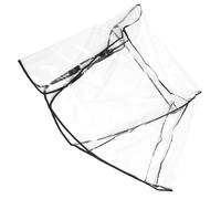 ELEOUTI Double Stroller Rain Cover Large Eva Universal Rainproof Windproof Full Protection Against Strong Wind Fits Most Double Strollers with Rear and Front Seats for Outdoor Use