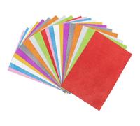 ELEOUTI Glitter Foam Paper Random Color 20 Sheets Adhesive Sponge Material A4 Safe and Decorative Colored Foam Sheets for Crafts and Decoration Suitable for Shop Decor and Office Use