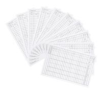ELEOUTI Golf Scorecards 10Pcs Portable Score Cards Coated Paper for Golf Course Scoring Competition Record Cards