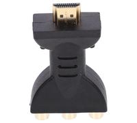 ELEOUTI High-definition Multimedia Interface to Av Audio Video Adapter with Full Support for 1080ip and Plug and Play, Made of Plastic and Metal