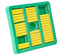 ELEOUTI Interactive Dog Puzzle Toy in Green Designed to Attract Pets Attention for Educational Play and Feeding, Made of Sturdy Pp Material and Prevent Stomach Problems