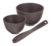 ELEOUTI Large Capacity Silicone Facial Mud Bowl with Stirring Stick, Practical Foldable Wax Melting Container for Home and Salon Use, Easy to Clean and Warm Wax