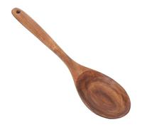 ELEOUTI Large Wooden Cooking Spoon with Long Handle for Effortless Cleaning and Extra Large Capacity, Non-Stick Kitchen Utensil for Household Cooking and Stirring