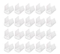 ELEOUTI LED Strip Light Mounting Clips Holder Brackets and Ultra-Thin PC Material with Single Screw Design, 100pcs Quick Maintenance and Replacement, for Ktv and Bar Lighting Accessories