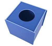 ELEOUTI Lottery Collecting Box Raffle Ticket Storage Box Blue with Opaque Design Pvc and 12cm Hole Diameter, Easy to Operate for Weddings and Donations