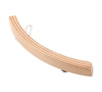 ELEOUTI Maple Wood and Metal Snare Drum Rim Effect Block with Quick Installation for Advanced Drummers, Offering Rich Mid and High Frequency Response in Educational Settings and Studio