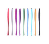 ELEOUTI Metal Capacitive Stylus Pens Sturdy Blue Touch Screen Pens with Replacable Fiber Cloth Tips 4pcs for Precise Handwriting that Don’t Damage Hand on Tablets and Phones