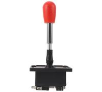 ELEOUTI Oval Ball Handle Joystick Replacement for Claw Machine and Arcade Game Console, 4-way Precision Control with Metal and Plastic Build, for DIY Game Console Repair and Gaming Centres