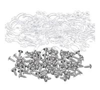 ELEOUTI Plastic LED Strip Light Mounting Clips and 100 Pcs with Screws LED Strip Lights Ultra Thin Design Repair Safe Features for SMD 2835 and SMD 5050