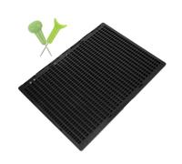 ELEOUTI Portable Braille Writing Board with Plastic Braille Stylus 27 Lines 30 Cells Thickened Design Large Capacity Layout Practical Writing Tool for Educational Institutions and School