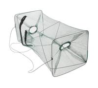 ELEOUTI Portable Foldable Nylon Crab and Crayfish Trap Net with Space Saving Structure and Lightweight Metal Frame, for River Fishing and Outdoor Enthusiasts, Compact Storage Design