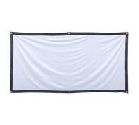 ELEOUTI Portable Folding Projector Screen Easy to Carry with 2.5cm Light-absorbing Black Border 70 Inch Polyester and Improves Viewing Experience, for Camping and Outdoor Cinema