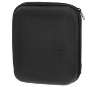 ELEOUTI Portable Protective Storage Case for Accessories and Earphones with Eva and Plastic Material, Zipper Design, Hard Disc Container for Business Trip and Tourism Use