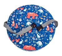 ELEOUTI Portable Waterproof Booster Seat for Dining Table with Sponge and Polyester Fiber Cushion, Heighten with Zipper Closure, Suitable for Eating and Feeding