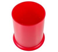 ELEOUTI Red Kitchen Utensil Holder Utensil Crock Stylish Plastic Chopstick Container for Desktop Tidy Storage Multi-functional Kitchen Organizer